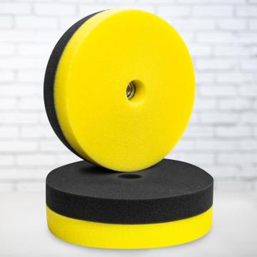 Boinas Dupla Face De Espuma Linha Premium - Lado Amarelo Corte - Lado Preto Lustro